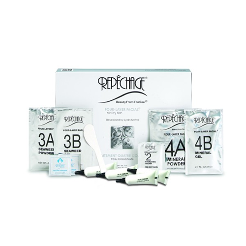 Four layer facial for dry skin