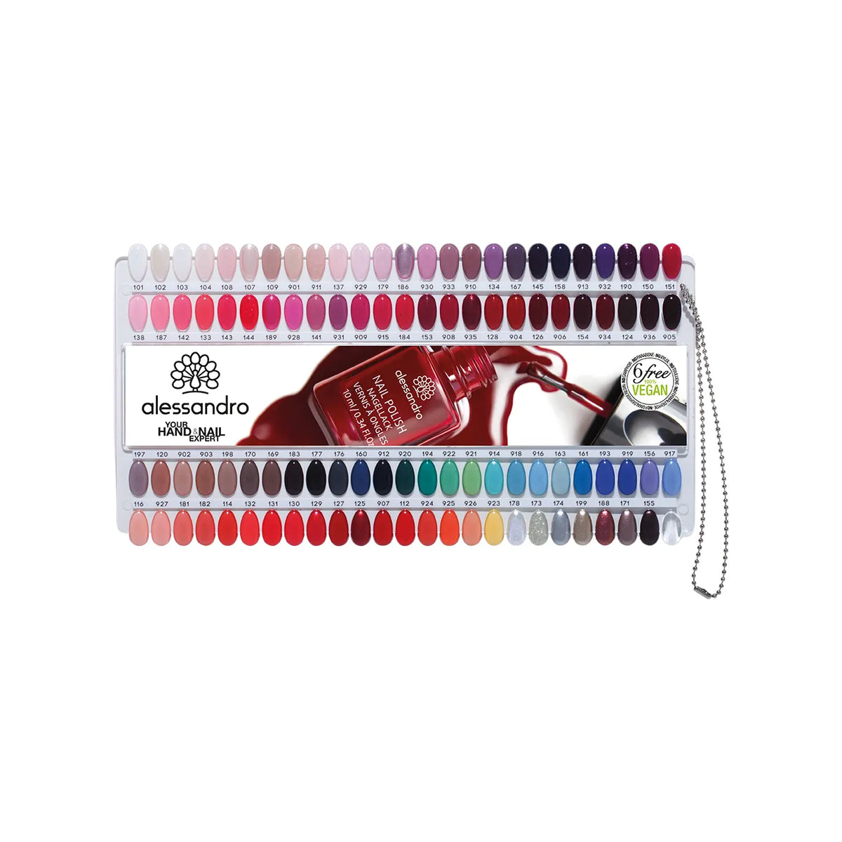 NAIL POLISH COLOUR CHART (99 COLOURS) 1 PC