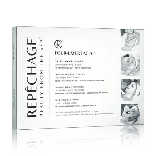 Four layer facial for oily combination skin