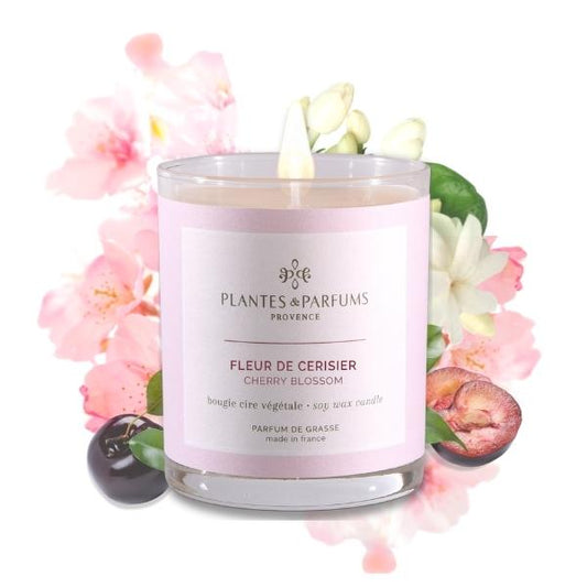 Perfumed Hand Poured Candle - Cherry Blossom 180g