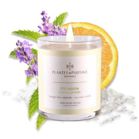 Perfumed Hand Poured Candle - Indian Summer 180g