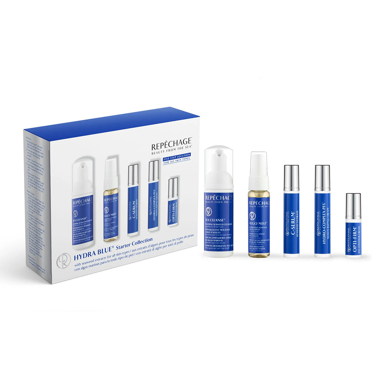 HYDRA BLUE® STARTER COLLECTION WITH SEAWEED EXTRACTS FOR ALL SKIN TYPES